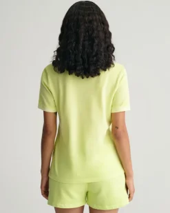 Sunfaded Piqué Poloshirt pastel lime