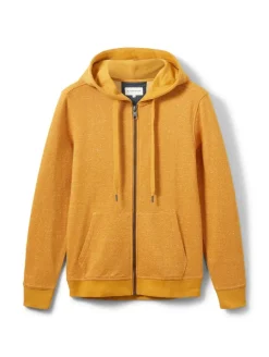 Sweatjacke mit feinen Streifen flame brown injected stripe
