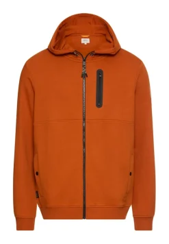 Sweatjacke mit Kapuze cinnamon