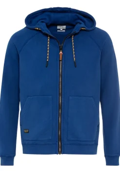 Sweatjacke mit Kapuze true blue