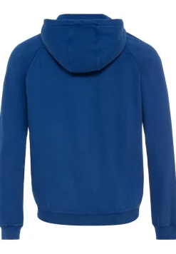 Sweatjacke mit Kapuze true blue