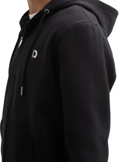 Sweatjacke mit Logo Print black