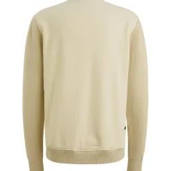 sweat knit combination bone white