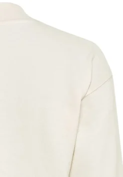 Sweatshirt aus Baumwollmix creme