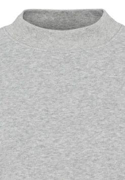 Sweatshirt aus Baumwollmix light grey melange
