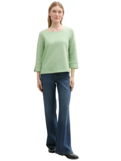 Sweatshirt aus Bio-Baumwolle green structure