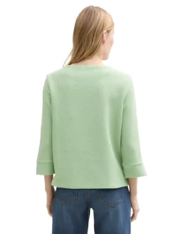 Sweatshirt aus Bio-Baumwolle green structure