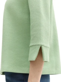 Sweatshirt aus Bio-Baumwolle green structure