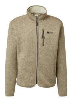 Sweatshirt Jacke beige