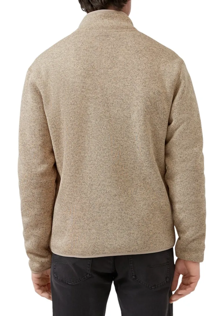 Sweatshirt Jacke beige