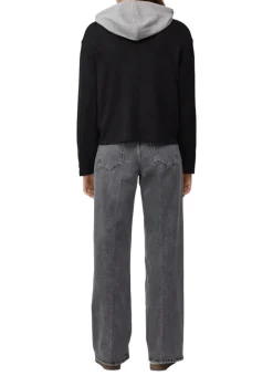 Sweatshirt Jacke schwarz