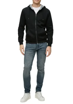 Sweatshirt Jacke schwarz
