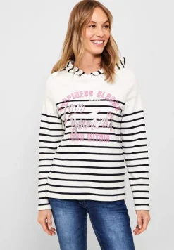 Sweatshirt mit Streifen deep blue