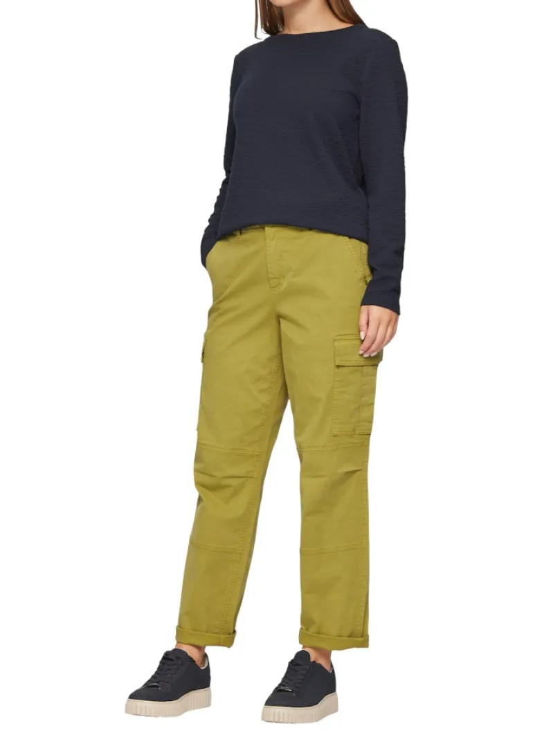 Sweatshirt mit Struktur blau
