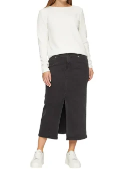 Sweatshirt mit Struktur creme