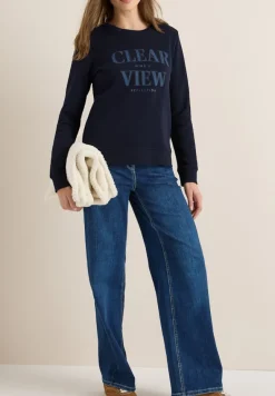 Sweatshirt mit Wording urban dark blue