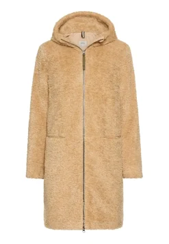 Teddy Mantel mit Kapuze cashmere