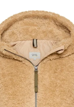 Teddy Mantel mit Kapuze cashmere