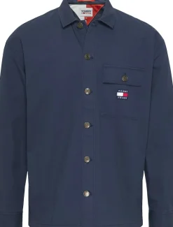 TJM CLASSIC SOLID OVERSHIRT twilight navy