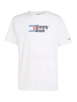 TJM CLSC RWB CHEST LOGO TEE white