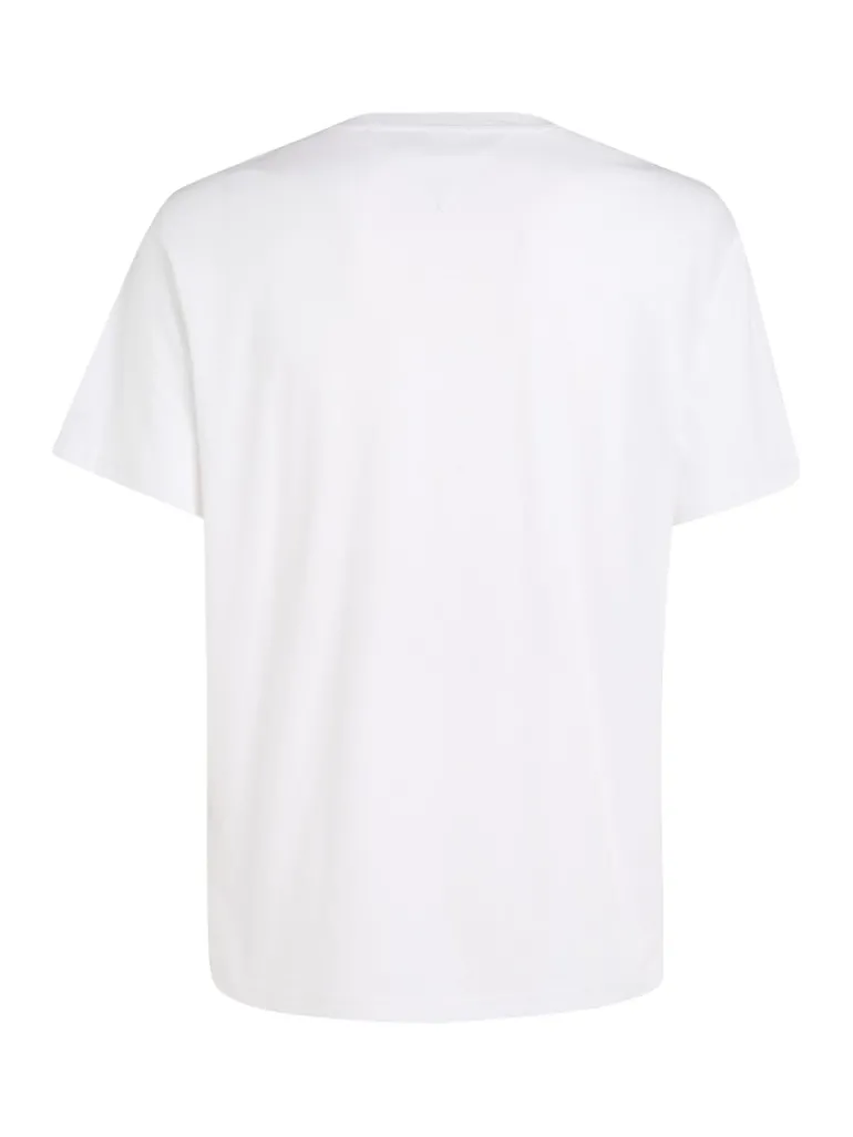 TJM CLSC RWB CHEST LOGO TEE white