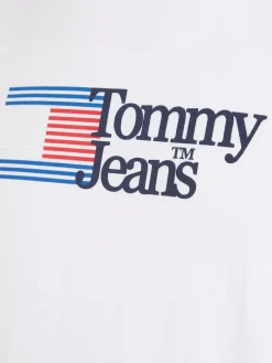 TJM CLSC RWB CHEST LOGO TEE white