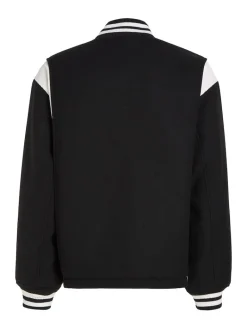 TJM CORD WOOL MIX LETTERMAN black