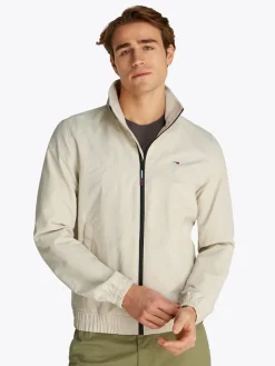 TJM ESSENTIAL CASUAL BOMBER newsprint