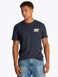 TJM REG BUBBLE BACK SS TEE EXT dark night navy