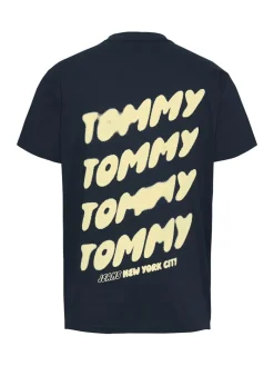 TJM REG BUBBLE BACK SS TEE EXT dark night navy