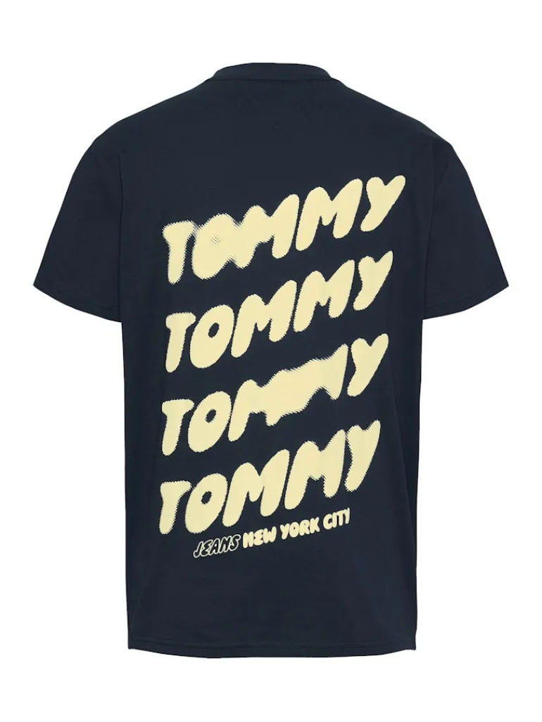 TJM REG BUBBLE BACK SS TEE EXT dark night navy