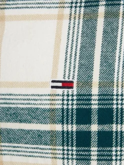 TJM REG CHECK FLANNEL SHIRT EXT ancient white check