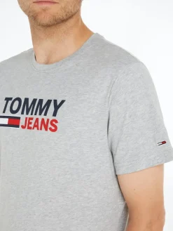 TJM REG CORP LOGO TEE lt grey htr