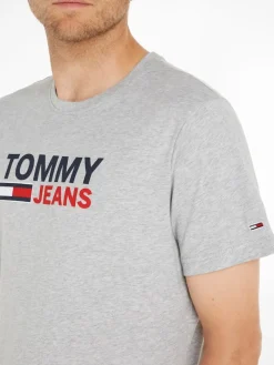 TJM REG CORP LOGO TEE lt grey htr