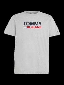 TJM REG CORP LOGO TEE lt grey htr