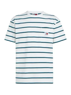 TJM REG EASY STRIPE TEE white
