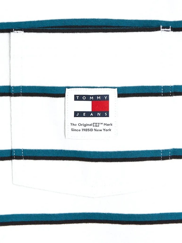 TJM REG EASY STRIPE TEE white