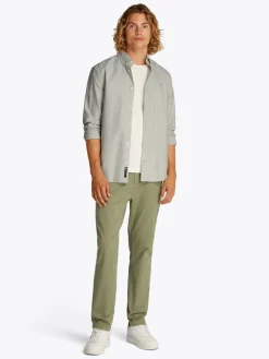 TJM REG OXFORD SHIRT EXT aruba green