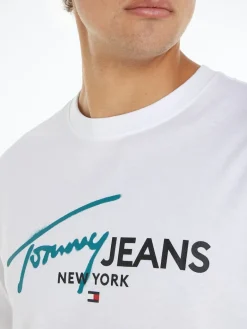 TJM REG SPRAY POP COLOR TEE EXT white