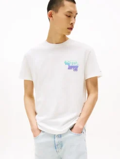 TJM REG STACK BACKPRINT TEE EXT ecru