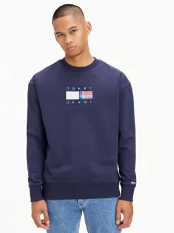 TJM REG TARTAN FLAG CREW twilight navy