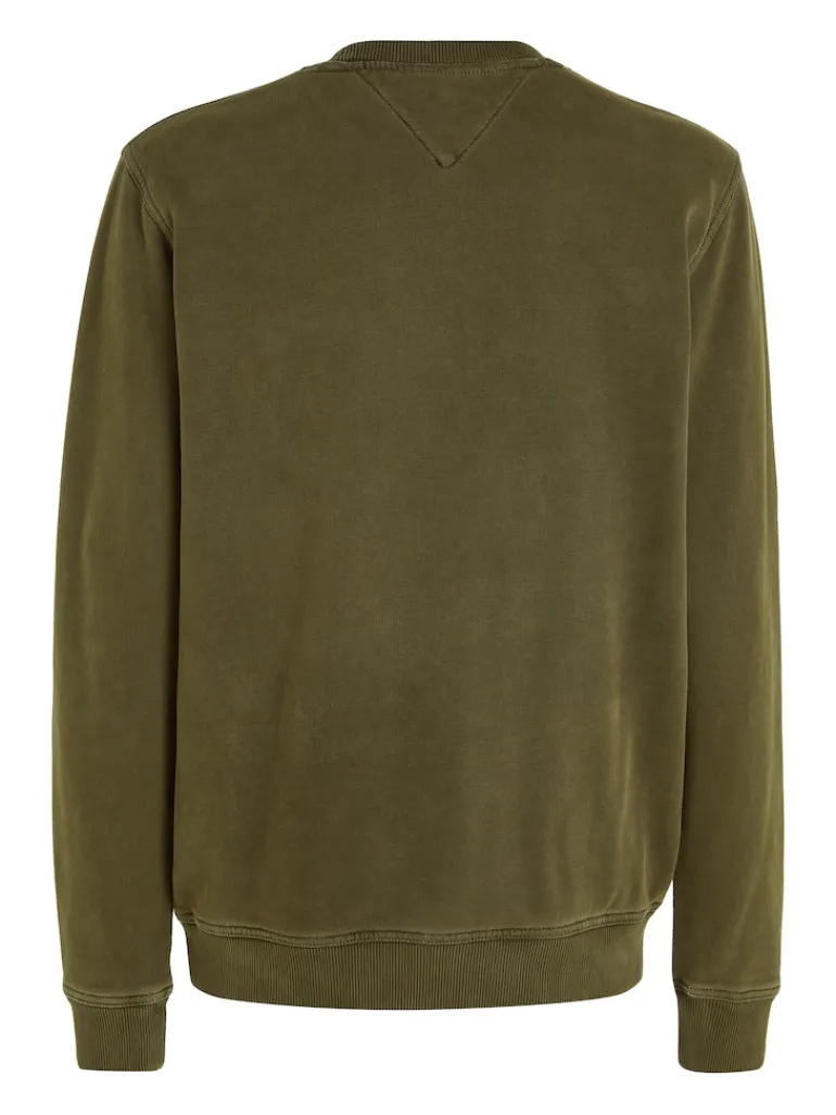 TJM REG TONAL BADGE CNECK drab olive green