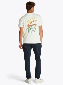 TJM REG TWISTED SIGNTR TEE EXT ecru