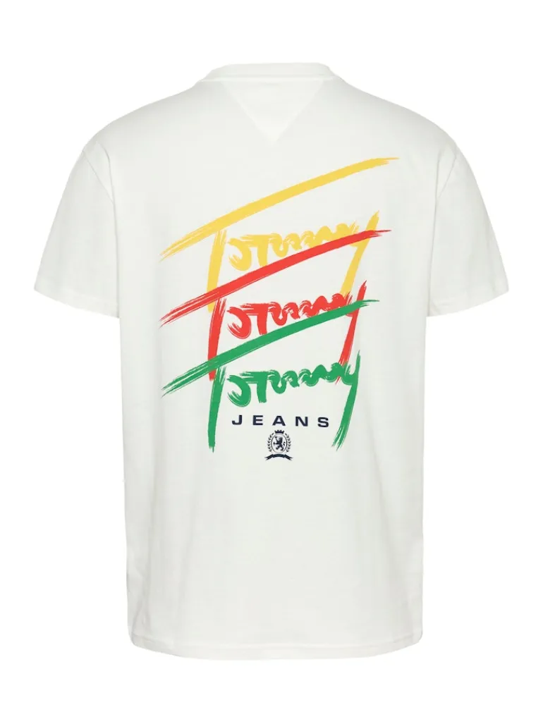 TJM REG TWISTED SIGNTR TEE EXT ecru
