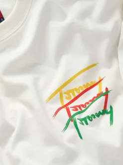 TJM REG TWISTED SIGNTR TEE EXT ecru