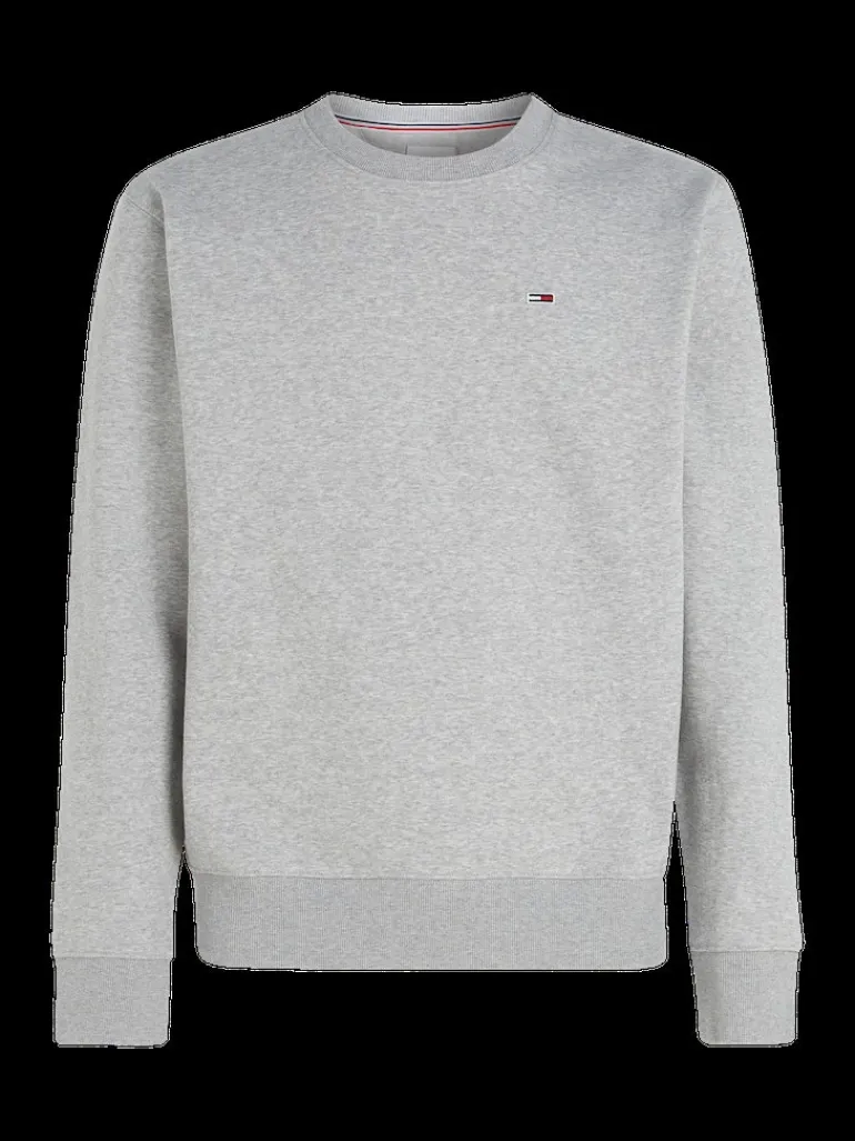 TJM REGULAR FLEECE C NECK lt grey htr