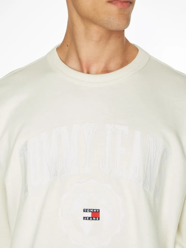 TJM REVERSE SLUB CREW ancient white