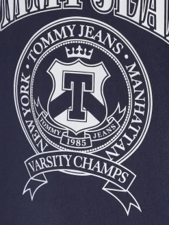 TJM RLXD VARSITY LOGO TEE twilight navy