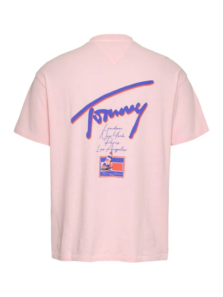 TJM RLX FADED GRAPHIC TEE EXT precious pink