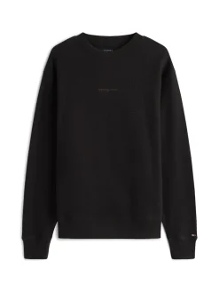 TJM RLX WAFFLE SCRIPT CREW black